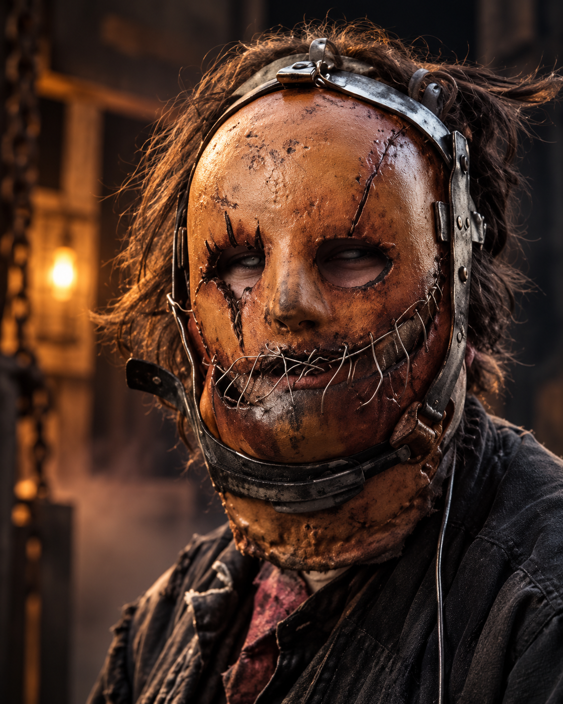Original ghoul character with detailed makeup and costume design